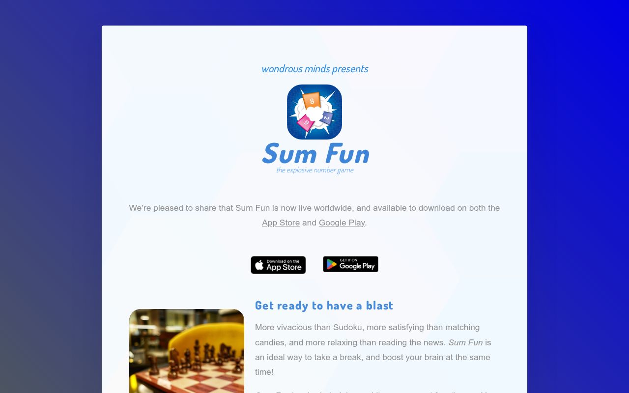 Sum Fun by Wondrous Minds